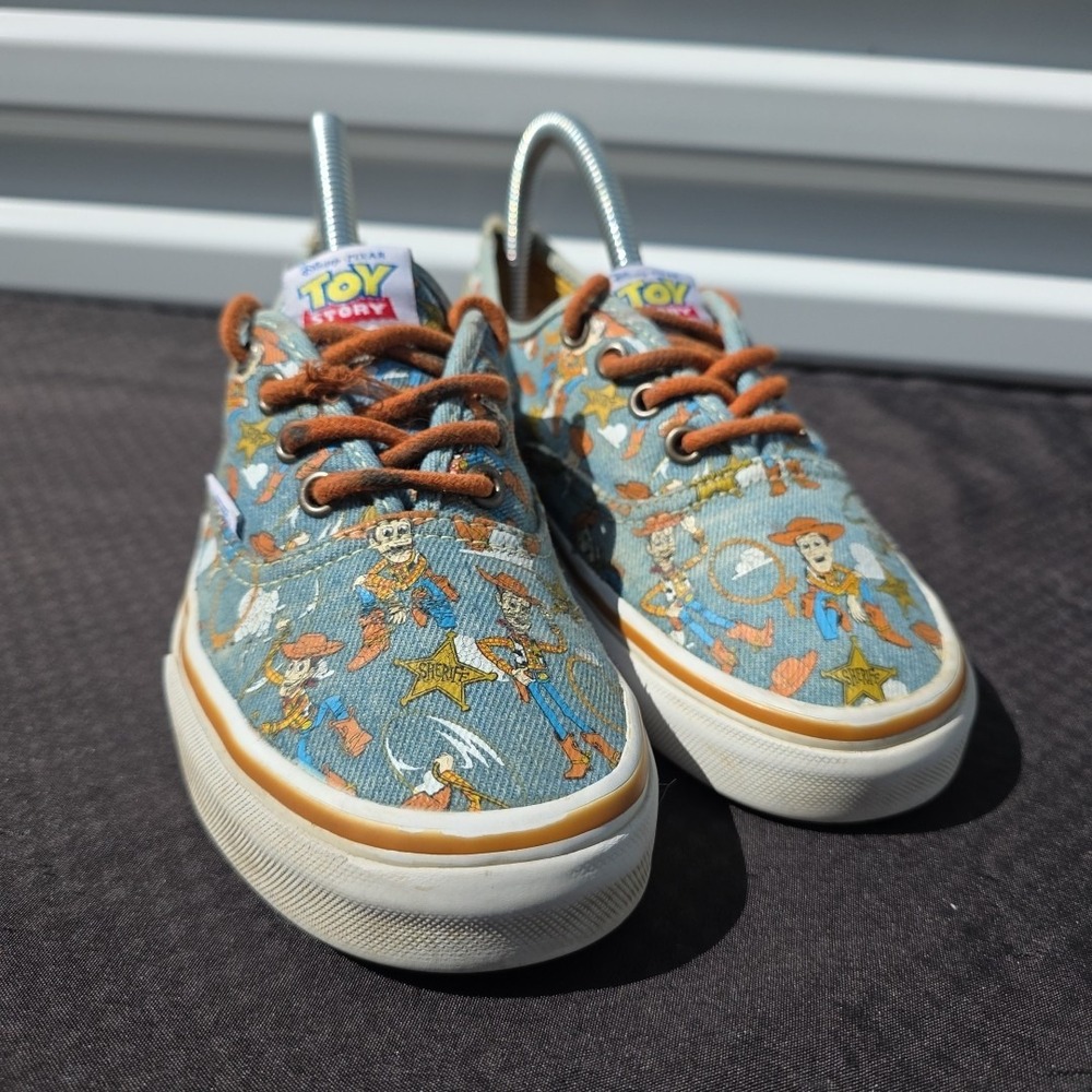 VANS Toy Story Shoes Authentic Woody‎ Men's 5.5 Women's 7 Disney Pixar Y2K Skate